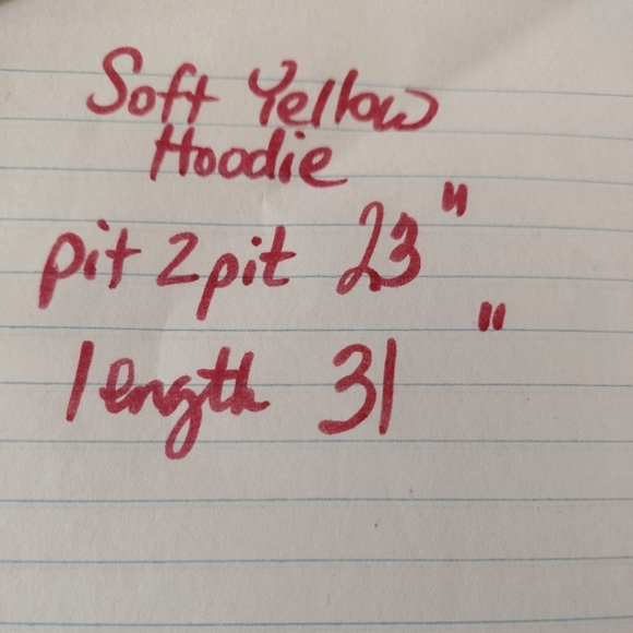 Pale Yellow Soft Touch Hoodie - Picture 3 of 7